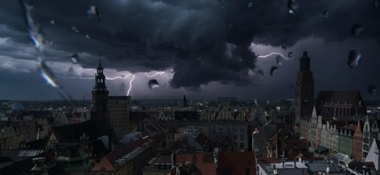 Wrocław’da Şiddetli Yağışlar Ulaşımı Felç Etti